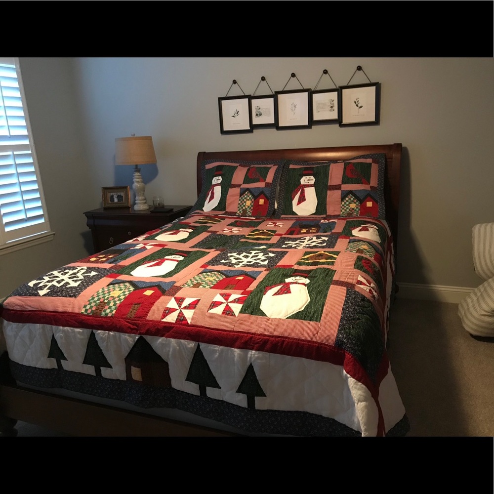 Christmas Snowman Quilt